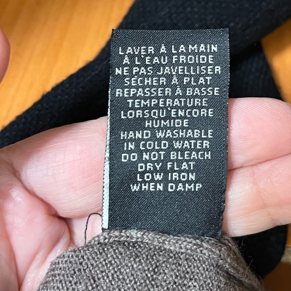 SIMONS Brown & Orange – Italian Extra Fine Merino Wool Sweater XXL - Picture 9 of 9